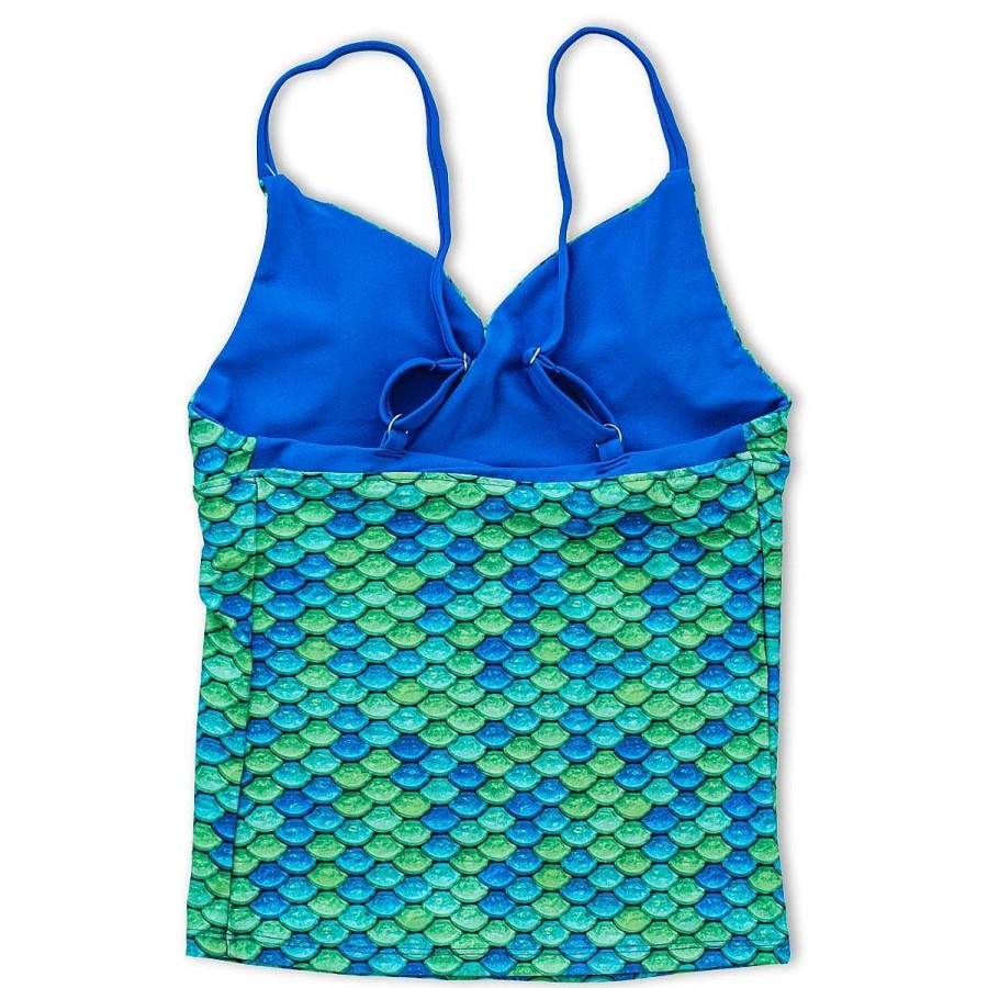 Bademode Fin Fun Sets | Aussie Green Tankini-Set Fur Madchen