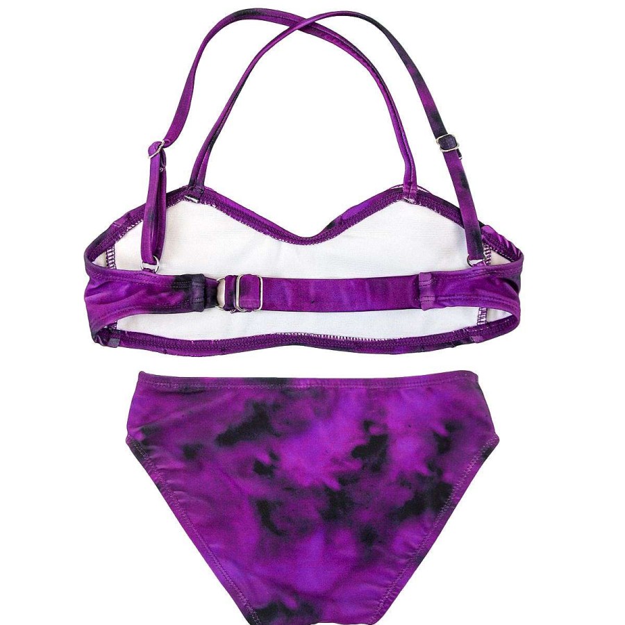 Bademode Fin Fun Sets | Madchen-Bikini-Set „Daybreak Royal Shell".