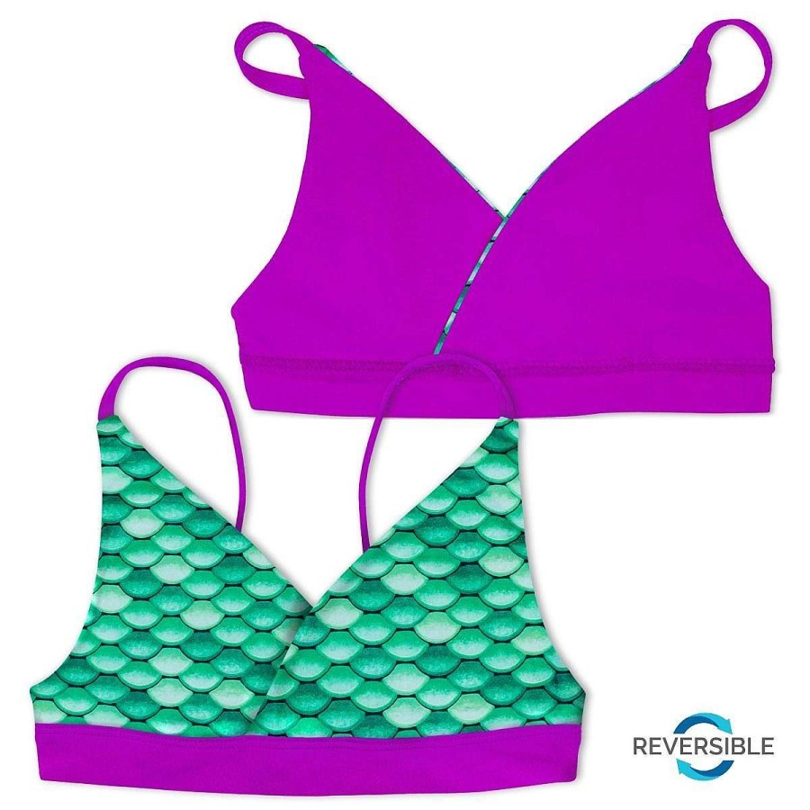 Bademode Fin Fun Sets | Keltisches Grunes Bikini-Set Fur Madchen