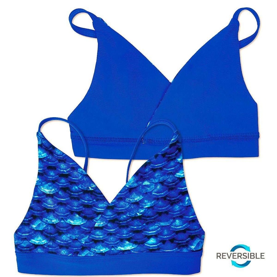 Bademode Fin Fun Sets | Madchen-Bikini-Set In Arktisblau