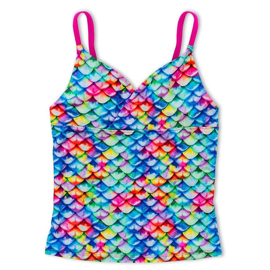 Bademode Fin Fun Tops | Rainbow Reef Tankini-Oberteil Fur Madchen