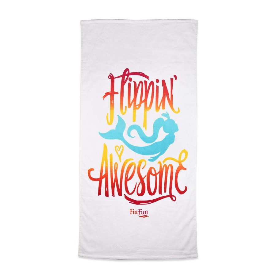 Schwimmzubehor Fin Fun | Flippin' Awesome Handtuch