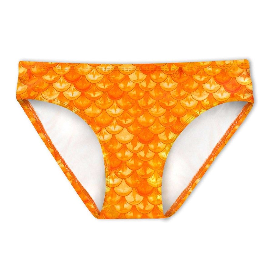 Bademode Fin Fun Unterteile | Bikinihose Mit Tropischem Sonnenaufgang