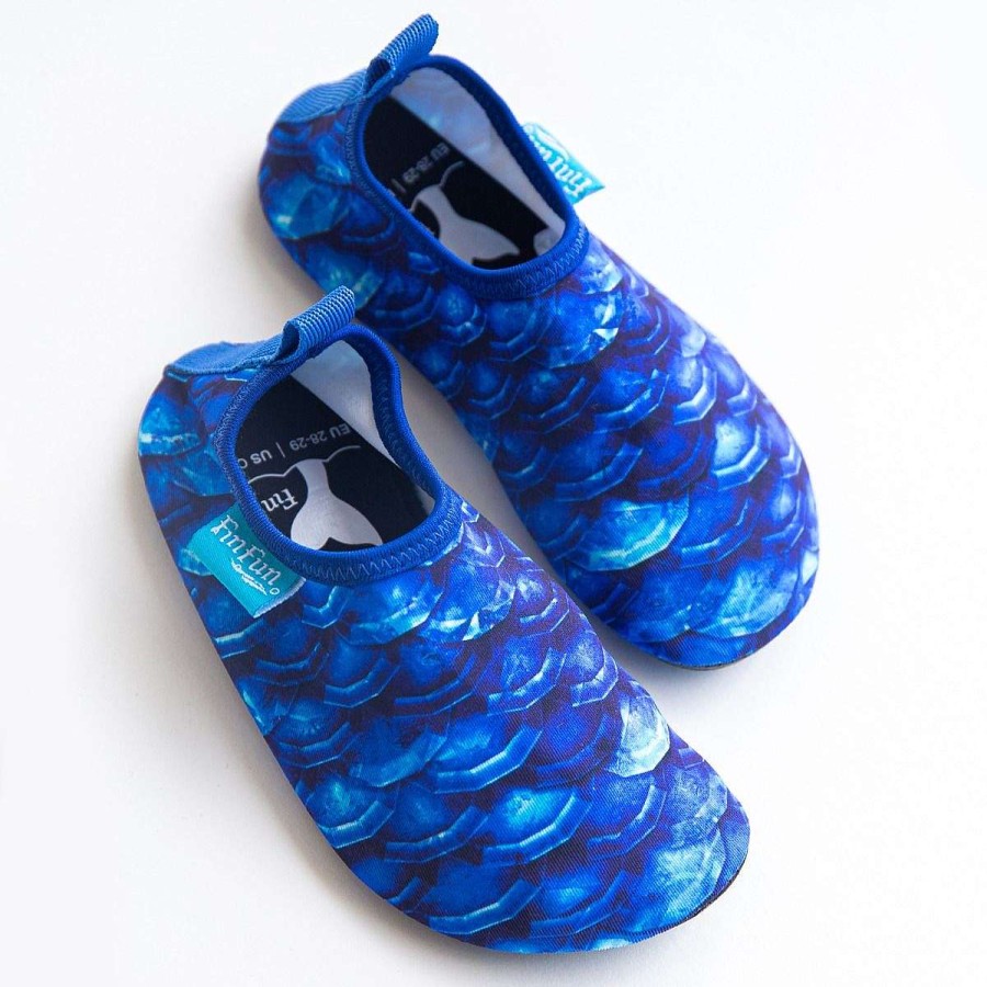 Schwimmzubehor Fin Fun | Arktische Blaue Wasserschuhe