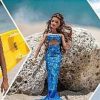 Meerjungfrauenflossen Fin Fun Meerjungfrauen | Mermaidens-Paket: Arktisches Blau