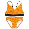 Bademode Fin Fun Sets | Madchen-Bikini-Set Mit Tropischem Sonnenaufgang