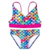 Bademode Fin Fun Sets | Regenbogen-Reef-Bikini-Set Fur Madchen